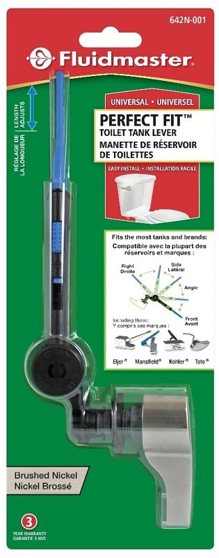 TANK LEVER MTL BRSHD NIC UNIV