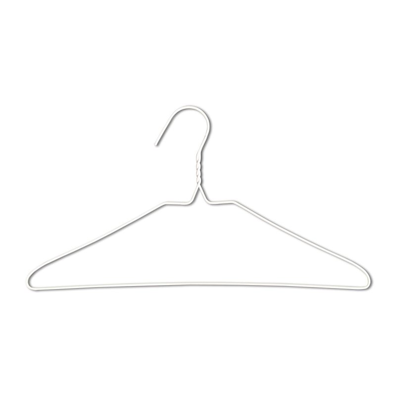 Merrick C53611-DH Drip Dry Hanger, White, 10/PK