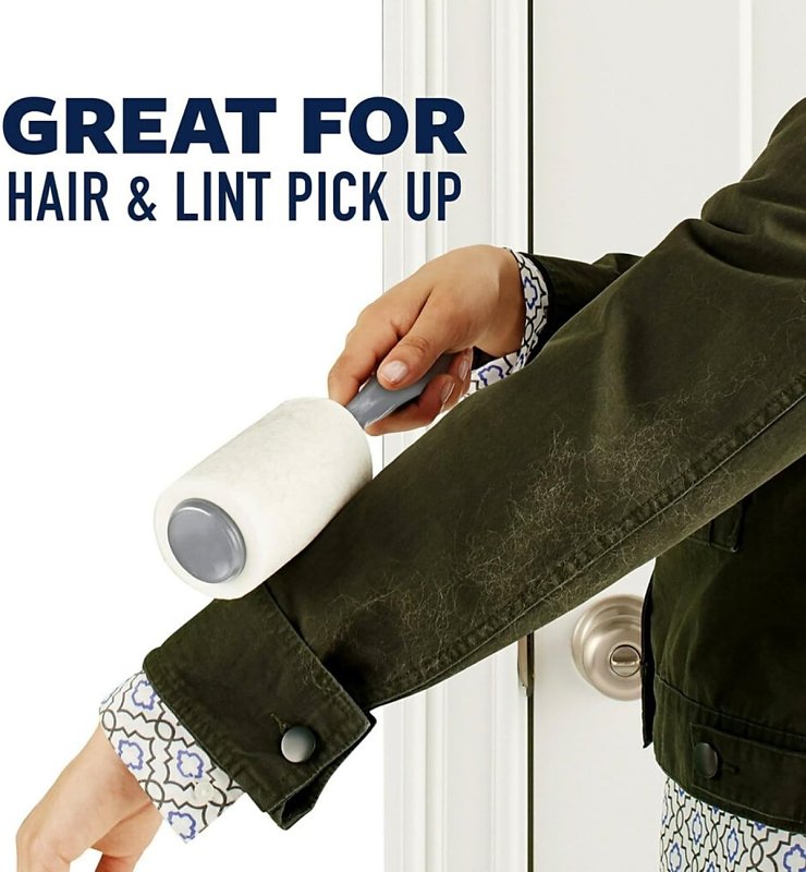 Scotch-Brite 836RFS-70 Lint Roller, Plastic