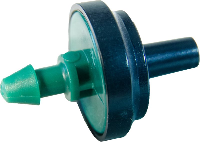 Raindrip PC8010B Pressure Compensating Dripper, 1/4 in Connection, 2 gph