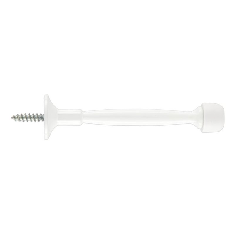 National Hardware 236 Series N830-552 Rigid Door Stop, 4 in Projection, Zinc