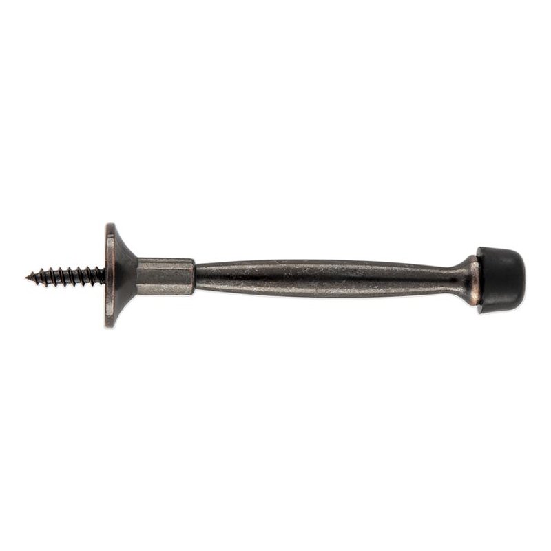 National Hardware 236 Series N830-553 Rigid Door Stop, 4 in Projection, Zinc, Oil-Rubbed Bronze