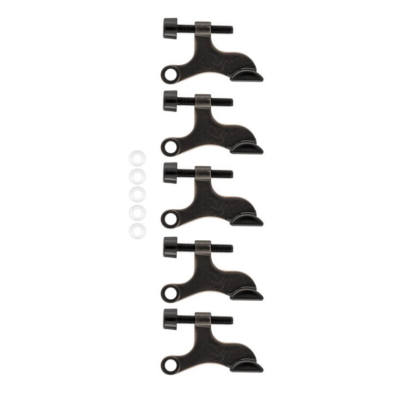 National Hardware N830-565 Hinge Pin Door Stop, 2-1/16 in Projection, Zinc, Oil-Rubbed Bronze