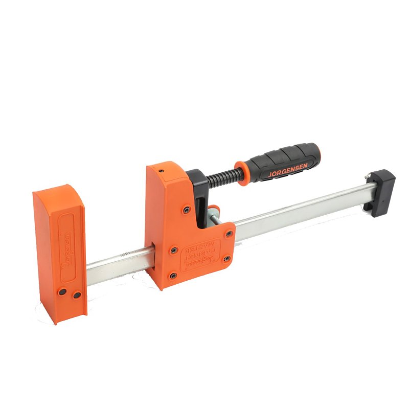 Jorgensen 8012 Jaw Bar Clamp, 1500 lb, 12 in Max Opening Size, 3-7/8 in D Throat, Plastic/Steel Body