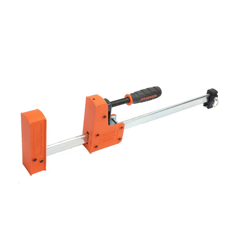 Jorgensen 8018 Jaw Bar Clamp, 1500 lb, 18 in Max Opening Size, 3-7/8 in D Throat, Plastic/Steel Body