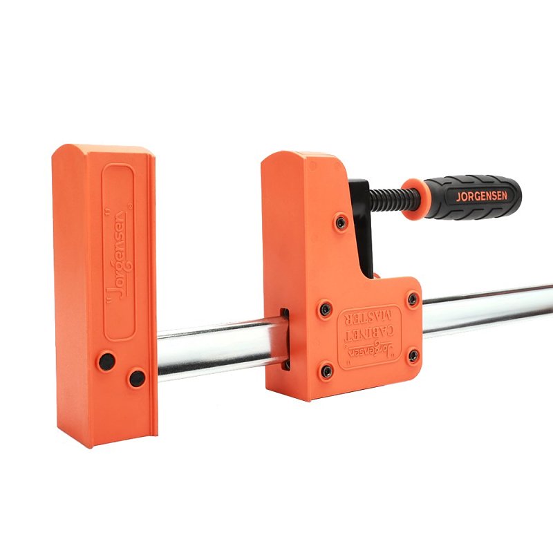 Jorgensen 8030 Jaw Bar Clamp, 1500 lb, 30 in Max Opening Size, 3-7/8 in D Throat, Plastic/Steel Body