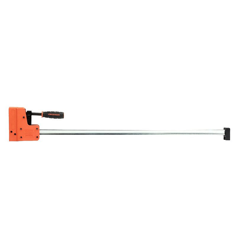 Jorgensen 8036 Jaw Bar Clamp, 1500 lb, 36 in Max Opening Size, 3-7/8 in D Throat, Plastic/Steel Body