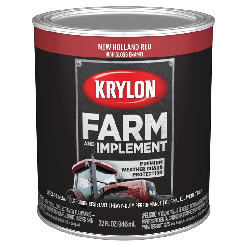 PAINT HG NEW HOLLAND RED 1QT