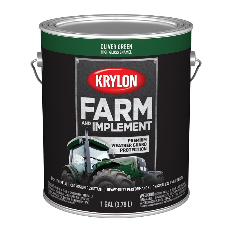 PAINT HI GLO OLIVER GREEN 1GA