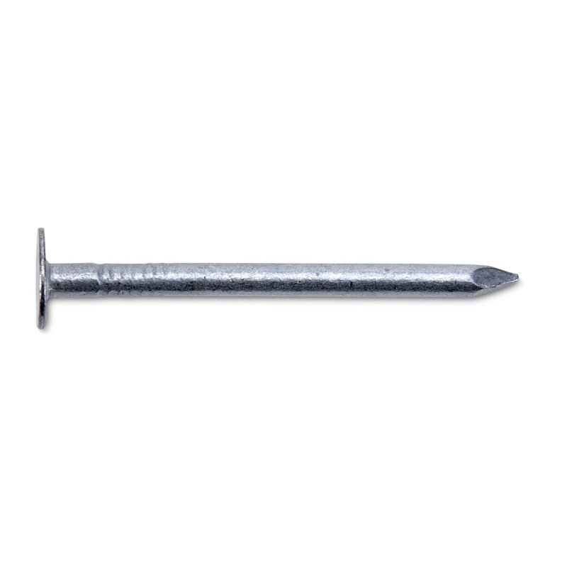 ProFIT 69115 Roofing Nail, 1-3/4 in L, Flat Head