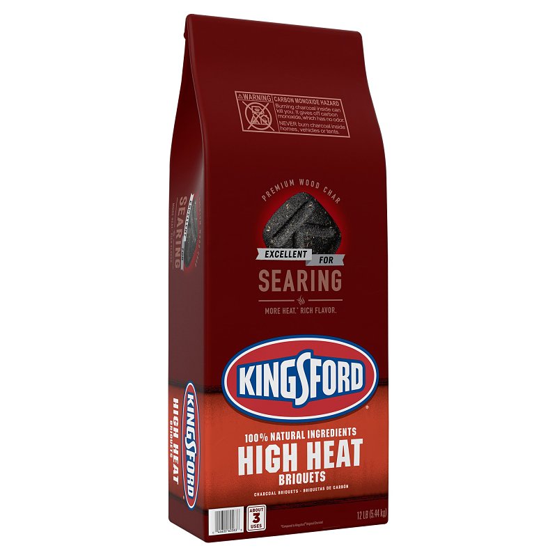 Kingsford 10044600605835 Charcoal Briquette, 12 lb Bag