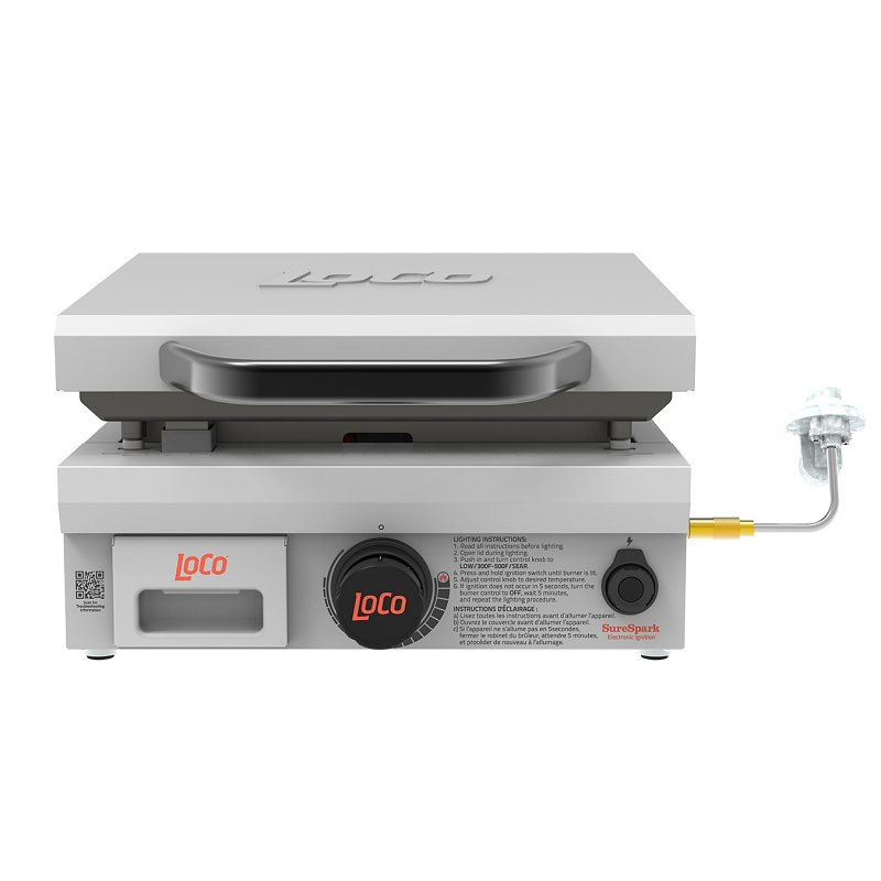 LoCo SmartTemp Series 2023050176 Classic Griddle, Propane, 1-Burner, 265 sq-in Primary Cooking Surface, Chalk