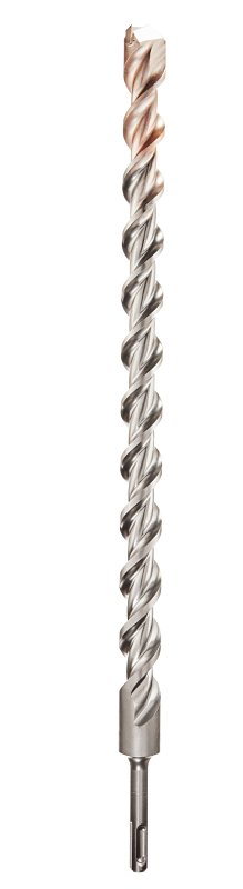 Milwaukee M/2 Series 48-20-7085 2-Cutter Rotary Hammer Drill Bit, 1 in Dia, 18 in OAL, 4 -Flute, 25/64 in Dia Shank