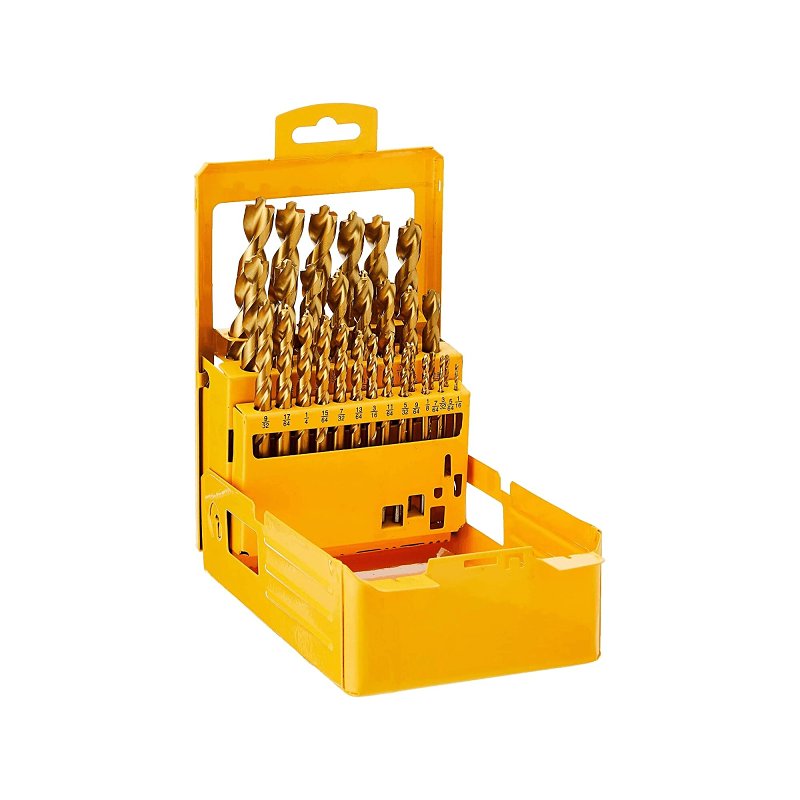 DEWALT DW1369 Drill Bit Set, 29-Piece, HSS, Titanium
