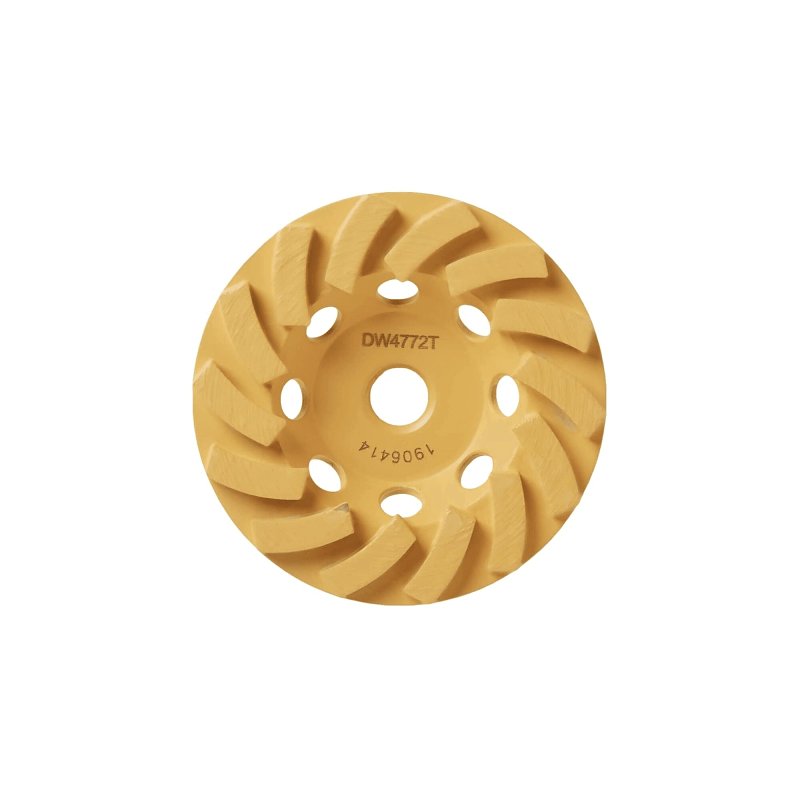 DEWALT XP Series DW4772T Cup Grinding Wheel, 4 in Dia, 1-3/16 in Thick, 5/8-11 Arbor, Diamond Abrasive