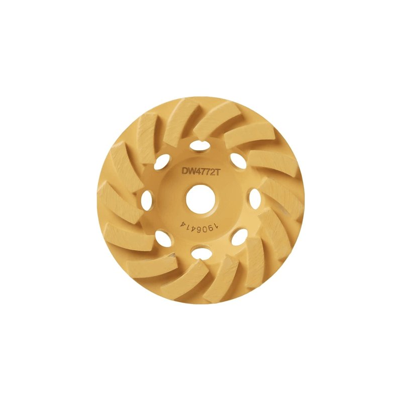 DEWALT XP Series DW4772T Cup Grinding Wheel, 4 in Dia, 1-3/16 in Thick, 5/8-11 Arbor, Diamond Abrasive