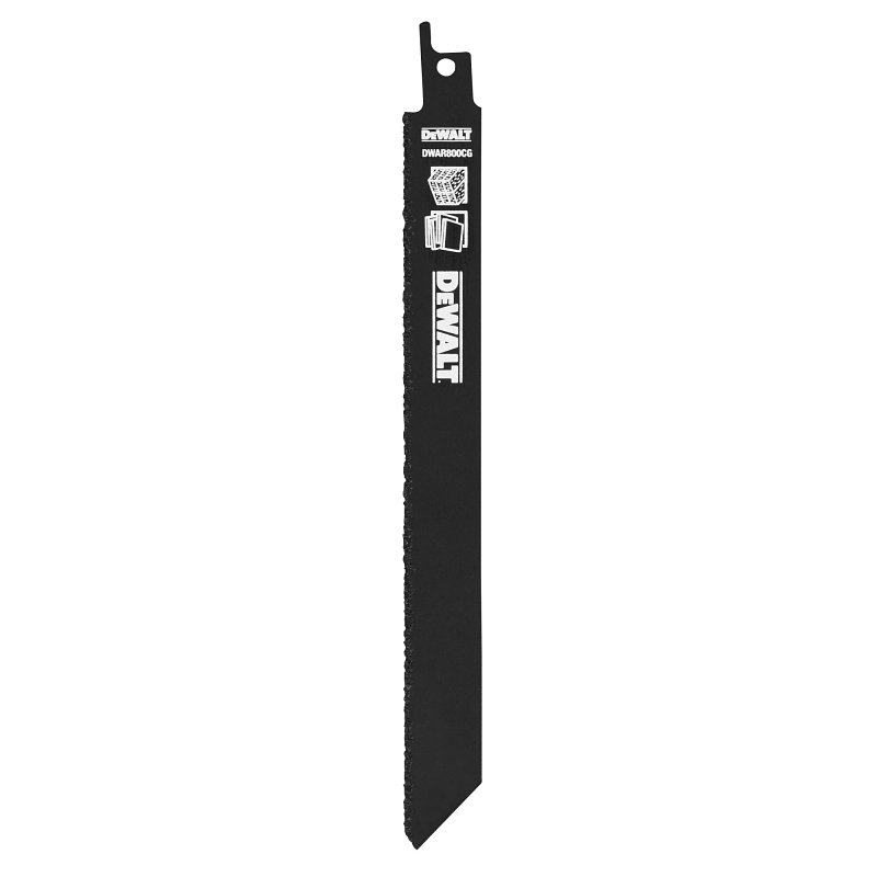 DEWALT DW4843 Series Reciprocating Saw Blade, 3/4 in W, 8 in L, 14 TPI, 5/PK