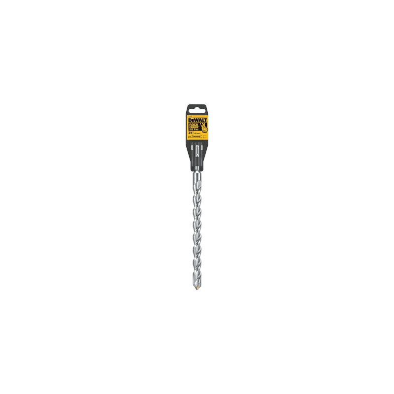 DEWALT DW5457 Drill Bit, 3/4 in Dia, 24 in OAL, Helix Flute, 4-Flute, 25/64 in Dia Shank, SDS Plus Shank
