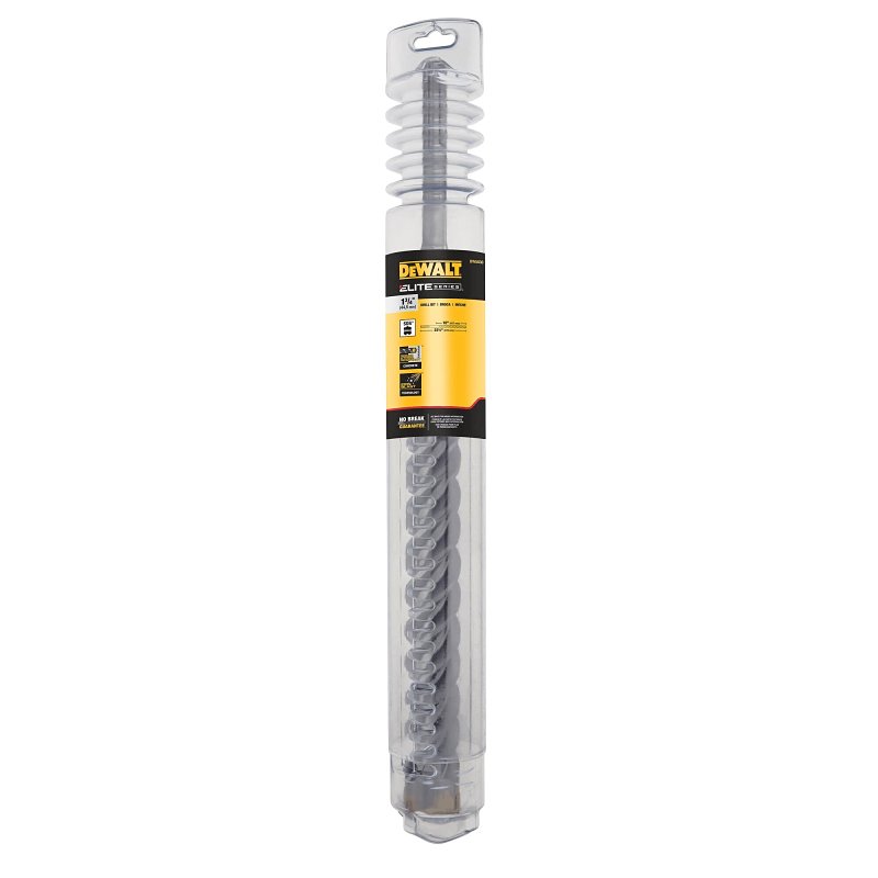DEWALT ELITE Series DW5830 Drill Bit, 1-3/4 in Dia, 22-1/2 in OAL, High-Impact, 45/64 in Dia Shank, SDS Plus Shank