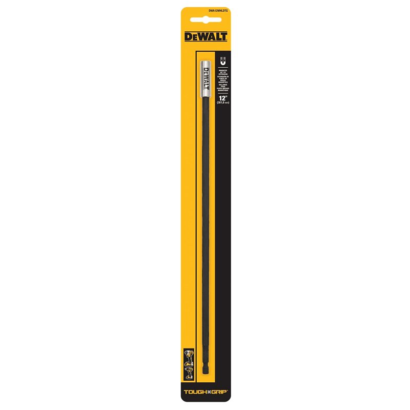 DEWALT DWA12MHLDTG Magnetic Screwdriver Bit Holder, 1/4 in Drive, Hex Drive