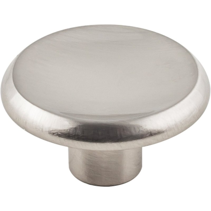 KasaWare K063SN-10 Cabinet Knob, 1-3/16 in Projection, 1-1/2 in, Zinc, Satin Nickel, 10/PK