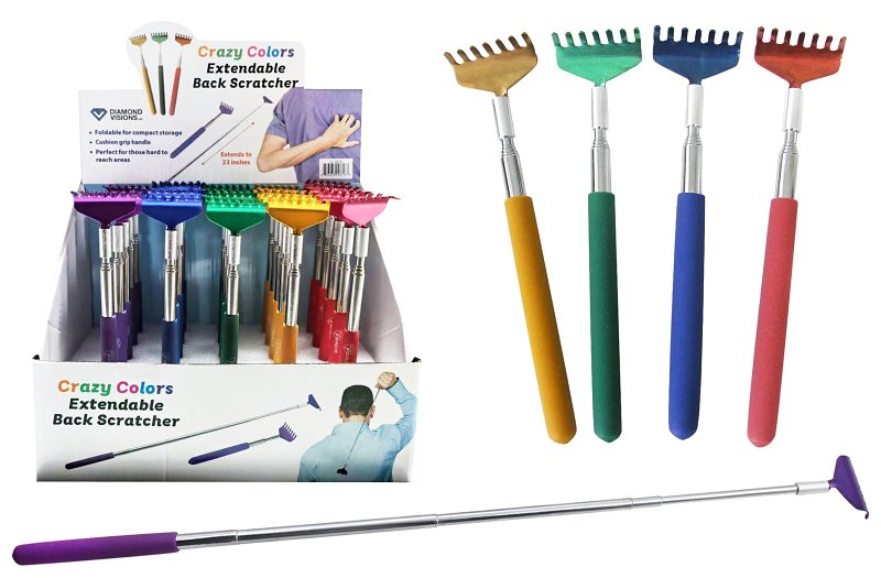 Diamond Visions 01-0816 Back Scratcher, 27 in L, Cushion-Grip Handle