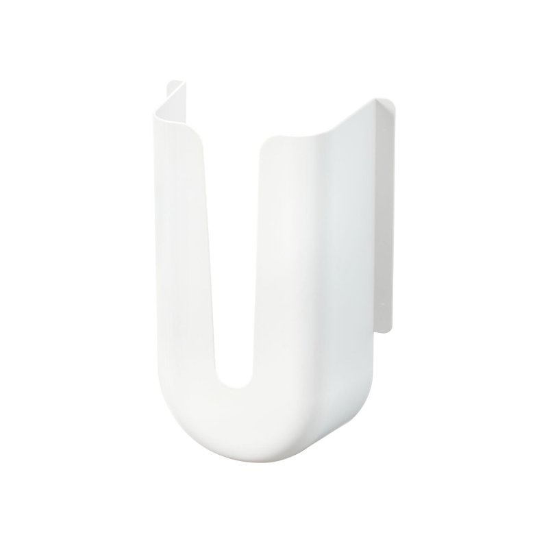 iDESIGN 23037 Grocery Bag Holder and Dispenser, Plastic, White