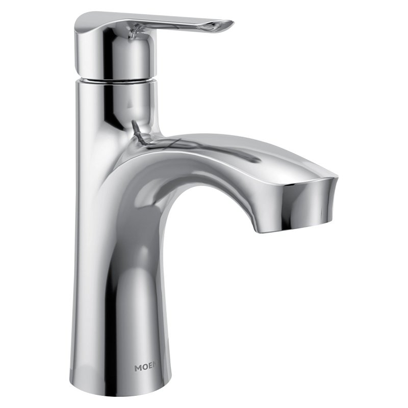 Moen Findlay Series 84516 Bathroom Faucet, 1.2 gpm, 1-Handle, Brass/Metal/Plastic, Chrome, 4 in Faucet Centers