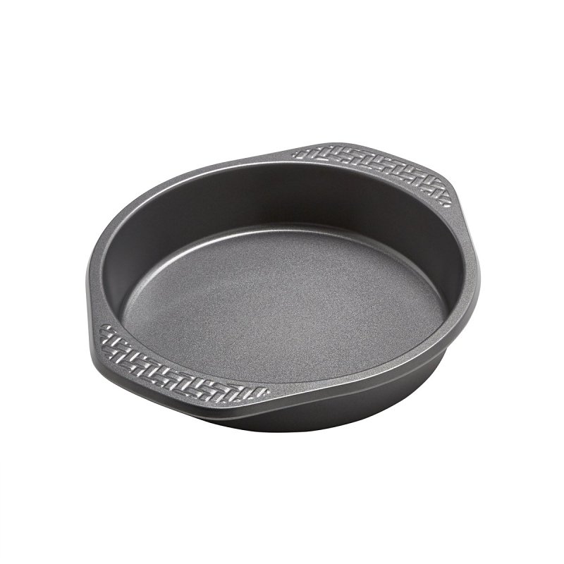 chicago metallic 5296007 Cake Pan, Round, 9 in Dia, 9.8 in OAL, Carbon Steel, Non-Stick: Non-Stick