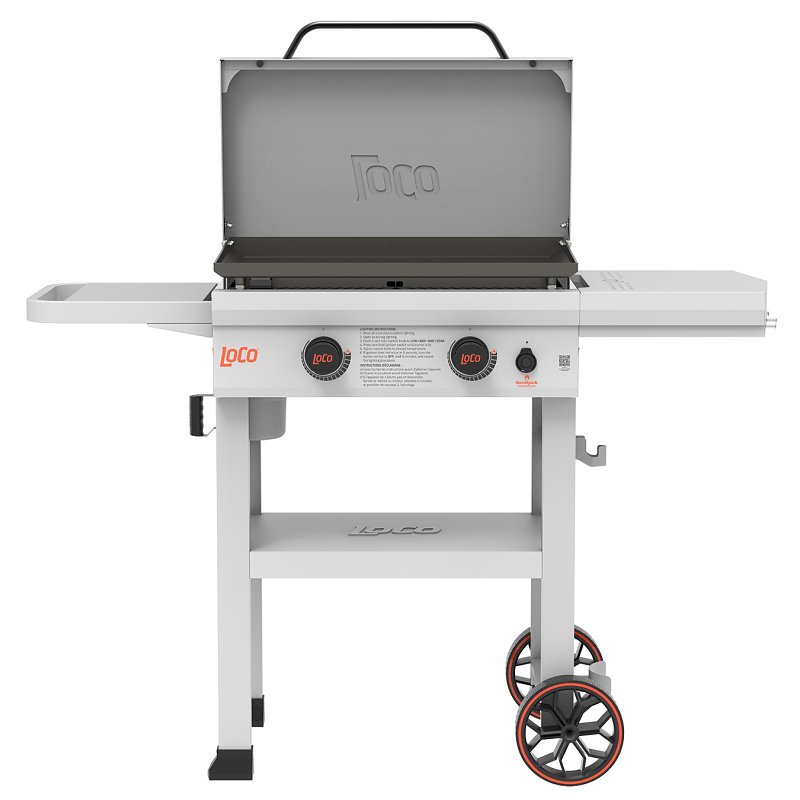 LoCo SmartTemp Series 2023050175 Classic Griddle, Propane, 2-Burner, 467 sq-in Primary Cooking Surface, Rack Storage