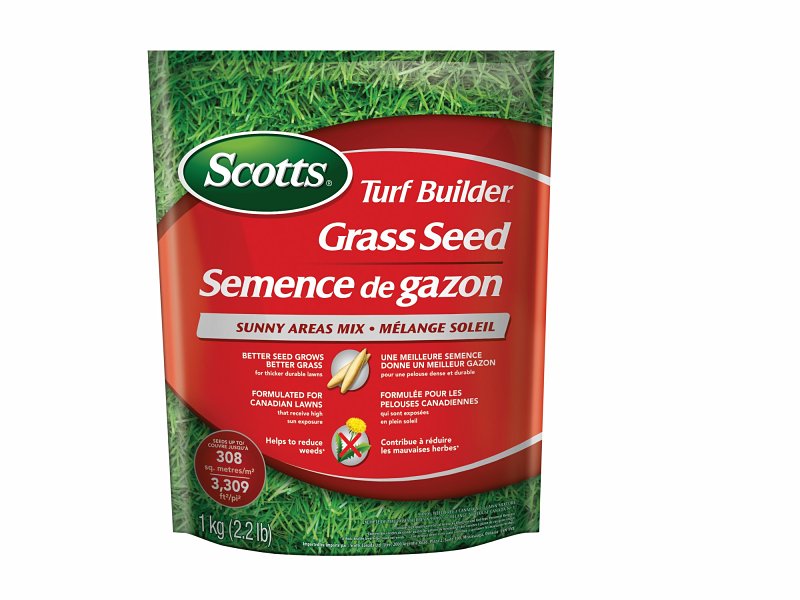 Scotts 20239 Grass Seed, 1 kg Pack, 2648 sq-ft Coverage Area
