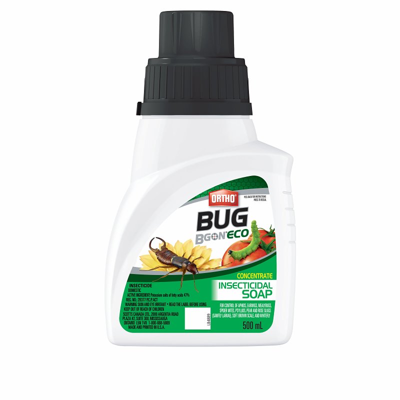 Ortho B Gon ECO 4723312 Concentrate Insecticidal Soap, Spray Application, Ornamental, 500 mL Bottle