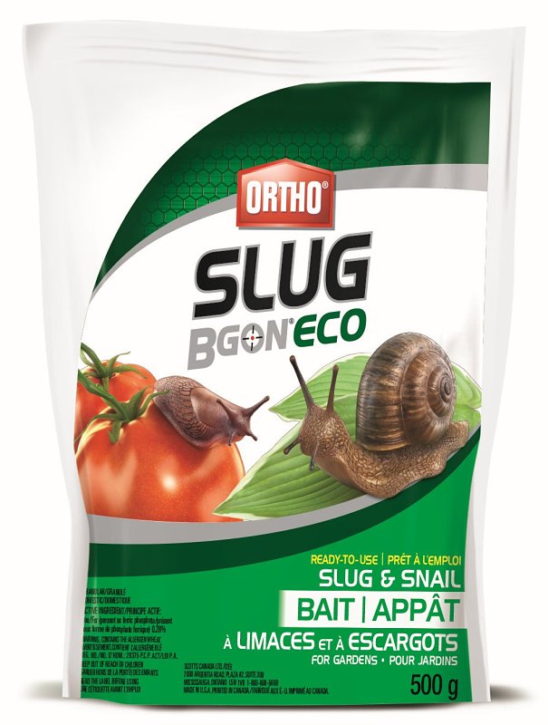 Ortho Slug B Gon ECO 4723612 Slug and Snail Bait, Garden, 500 g Bag