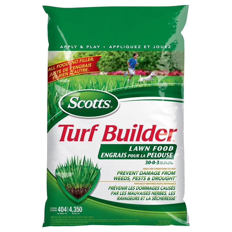 Scotts Turf Builder 01291C Lawn Food, 6 kg, Granular, 30-0-3 N-P-K Ratio