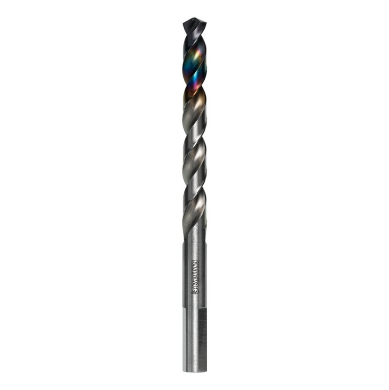 Diablo Metal Demon DMD38JP1 Drill Bit, 3/8 in Dia, 5.2 in OAL, Three-Flat Shank