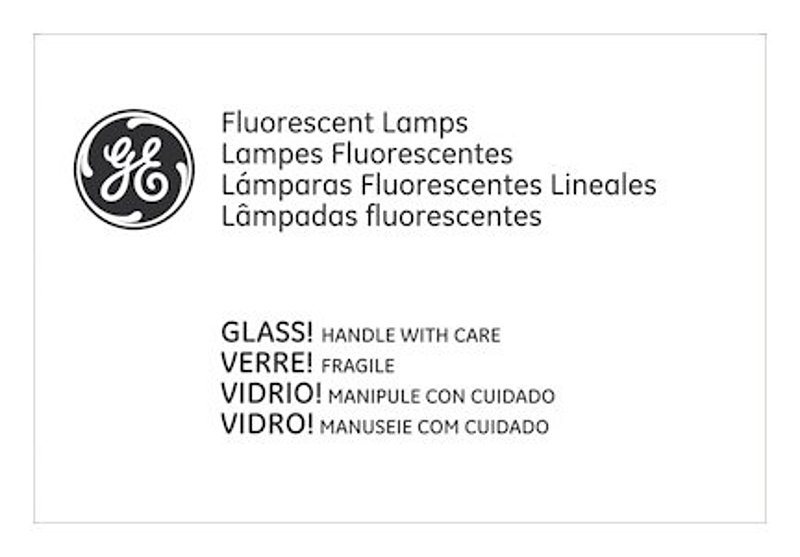 GE Industrial Solutions 20185 Linear Fluorescent Bulb, 40 W, T12 U-Bend Lamp, 2450 Lumens, 4100 K Color Temp