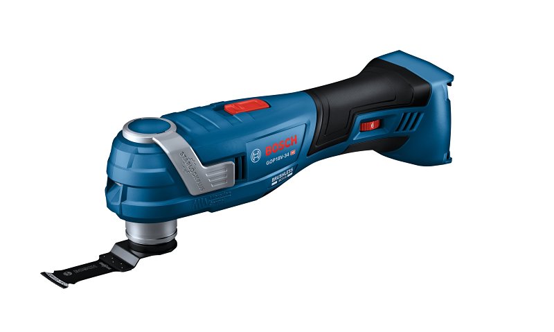 Bosch GOP18V-34N Oscillating Multi-Tool, Battery Included, 18 V, 2 Ah, 20,000 opm, 3.4 deg Oscillating