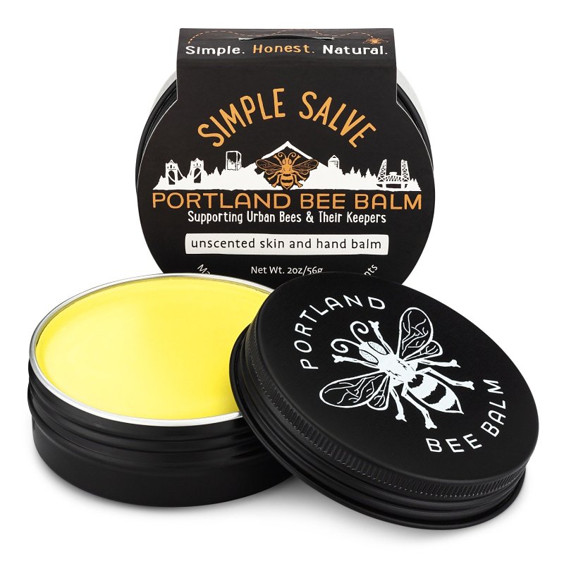 Portland Bee Balm SIMPLE SALVE Series 130 Skin and Hand Balm, 2 oz, Tin