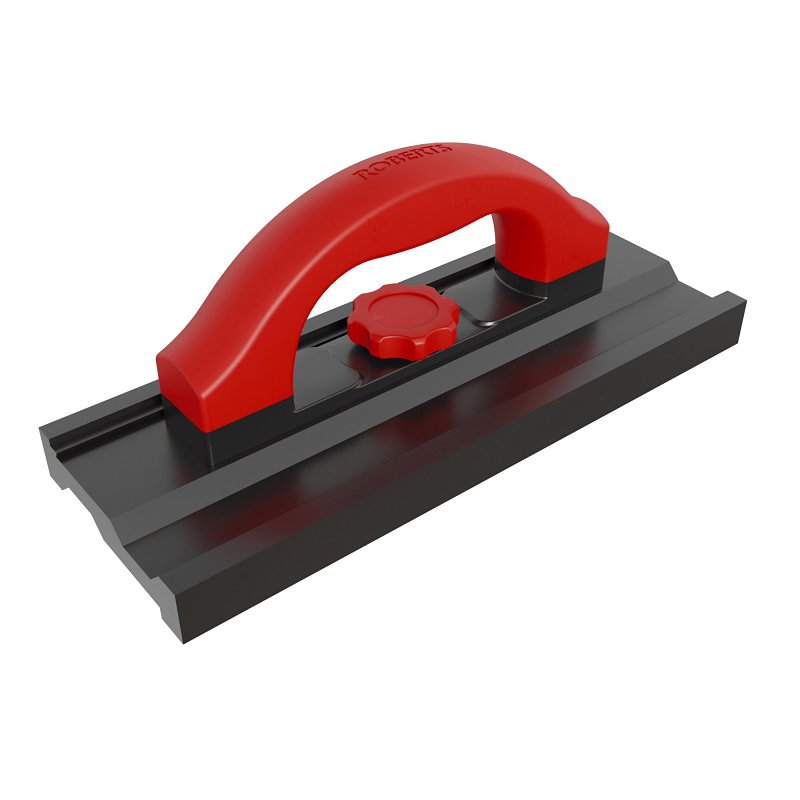 Roberts Double Tap Series 10-49 Reversible Tapping Block, 10 in L, 3-1/2 in W, Nylon, Black/Red
