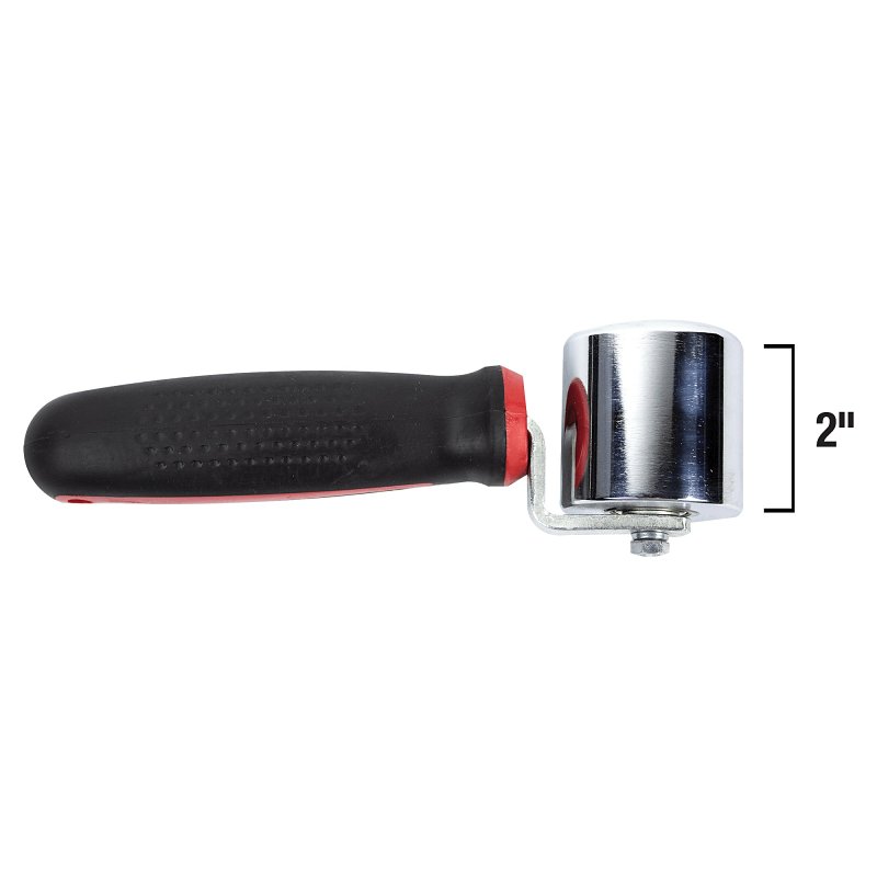 Roberts 10-964 Seam Roller, 2 in Dia Roller, 2 in W Roller, Steel Roller, Angled Handle