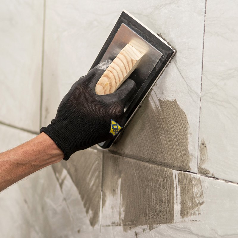 QEP 10070 Grout Float, 12 in L, 4 in W, Easy-Grip Handle, Rubber