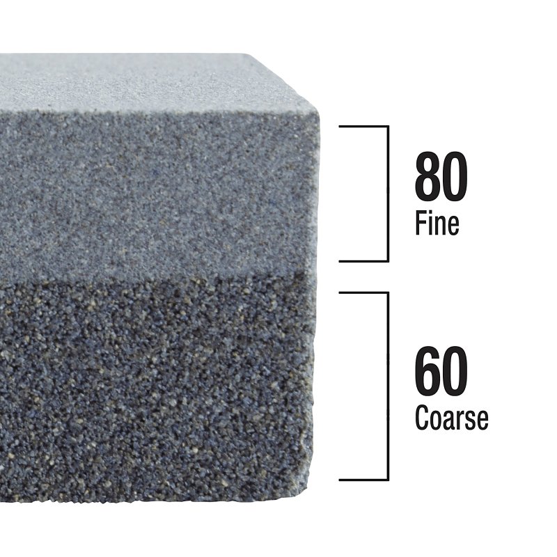 QEP 10022 Rubbing Stone, 60, 80 Grit, Fine, Medium