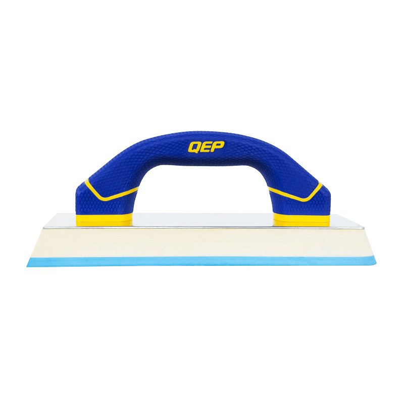 QEP 10074-8 Universal Float, 9-1/2 in L, 4 in W, Comfort Handle, Aluminum/Rubber, Blue