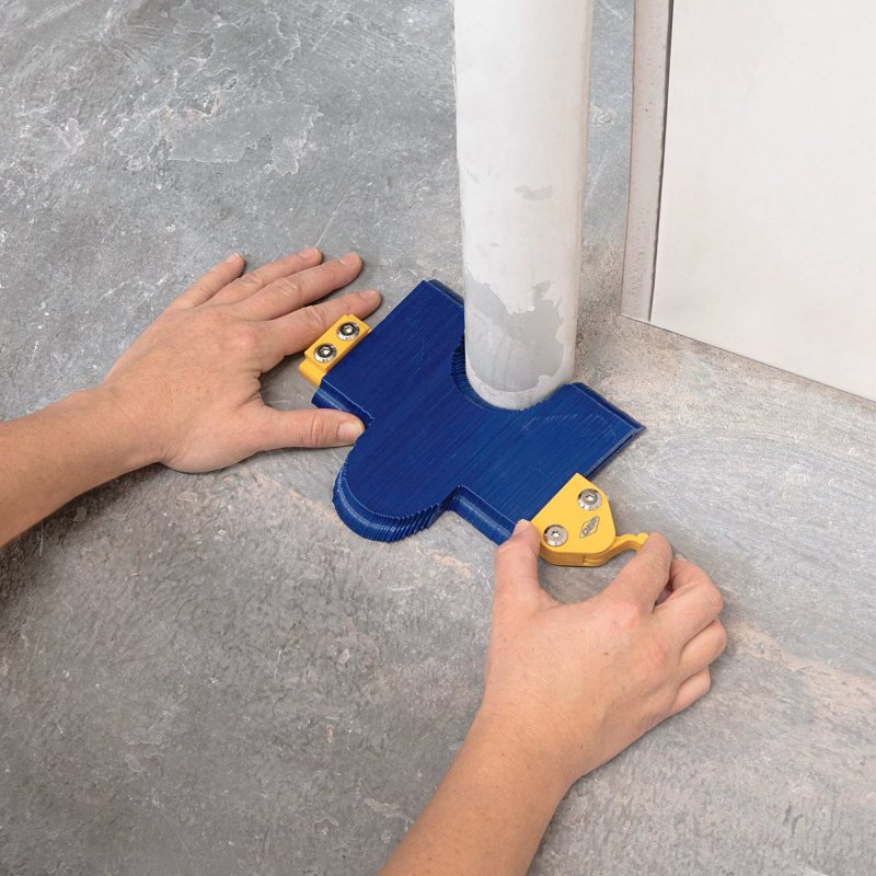 QEP 10038 Locking Contour Gauge, 6 in L, 4-1/2 in W