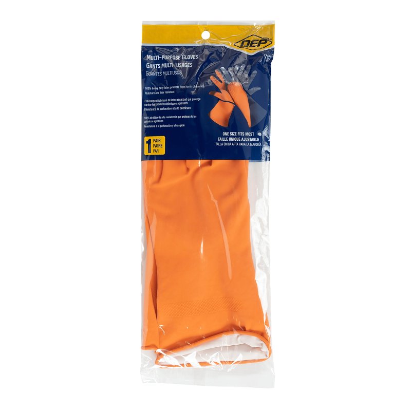 QEP 21591 Grouting Gloves, Heavy-Duty, Multipurpose, One-Size, 13 in L, Latex