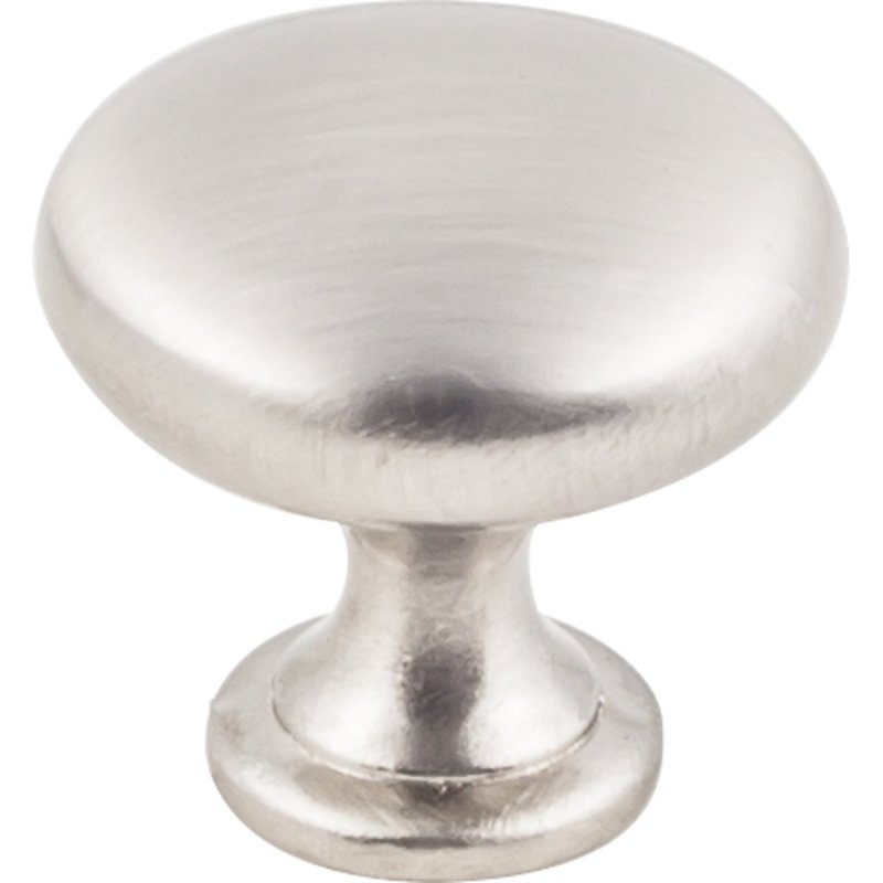 Hardware Resources K778SN-4 Cabinet Knob, Traditional, 1-3/16 in Dia, Satin Nickel