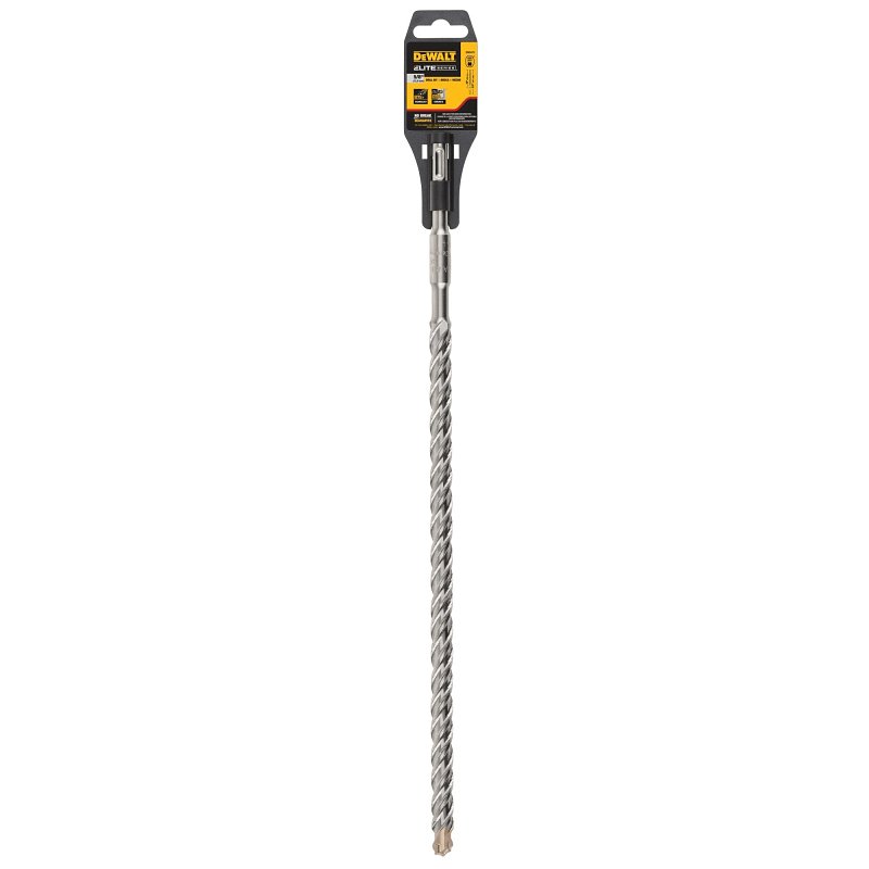 DEWALT ELITE Series DW5472 Drill Bit, 5/8 in Dia, 18 in OAL, 4-Cutter, 4-Flute, 25/64 in Dia Shank, SDS Plus Shank