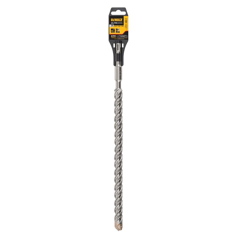 DEWALT ELITE Series DW5478 Drill Bit, 7/8 in Dia, 18 in OAL, High Impact 4 Cutter, SDS Plus Shank