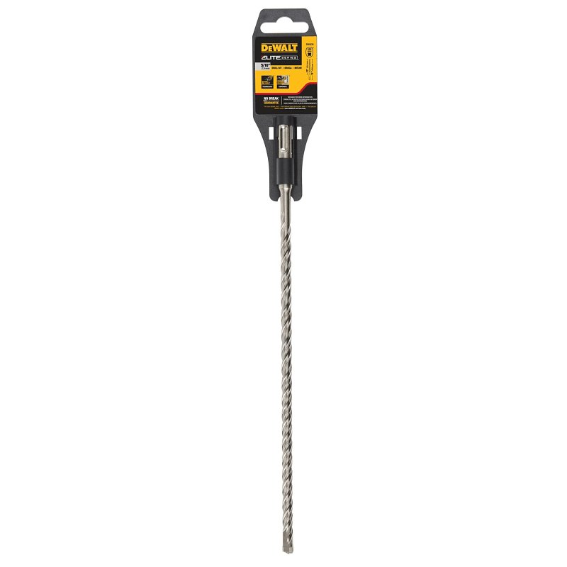 DEWALT Elite Series DW5526 Hammer Drill Bit, 5/16 in Dia, 12 in OAL, 4-Flute, 25/64 in Dia Shank, SDS Plus Shank