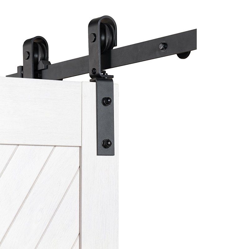 Renin BD952-04800-MB Bifold Barn Door Hardware Kit, 48 in L Track, Steel, Matte